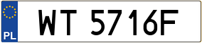 Truck License Plate